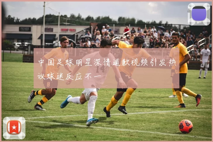 中国足球明星深情道歉视频引发热议球迷反应不一