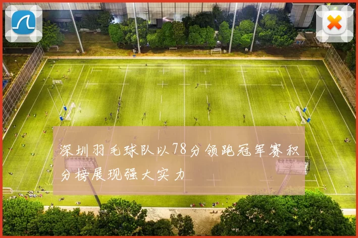 深圳羽毛球队以78分领跑冠军赛积分榜展现强大实力